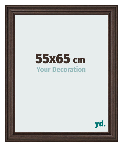 Photo Frame 55x65cm Oak Dark MDF Lazio Front Size | Yourdecoration.co.uk