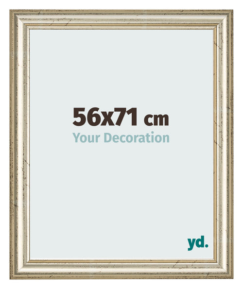 Photo Frame 56x71cm Metallic Gloss MDF Lazio Front Size | Yourdecoration.co.uk
