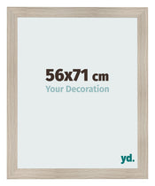 Photo Frame 56x71cm Oak Rustic MDF Pisa Front Size | Yourdecoration.co.uk