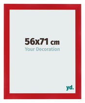 Photo Frame 56x71cm Red MDF Pisa Front Size | Yourdecoration.co.uk