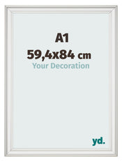 Photo Frame 59 4x84cm A1 White Swept MDF Lazio Front Size | Yourdecoration.co.uk