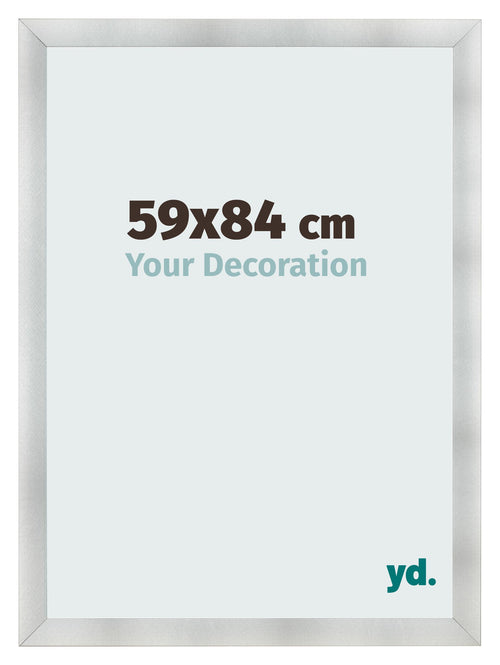 Photo Frame 59x84cm Aluminum Brushed MDF Pisa Front Size | Yourdecoration.co.uk