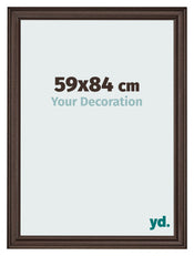 Photo Frame 59x84cm Oak Dark MDF Lazio Front Size | Yourdecoration.co.uk