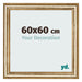 Photo Frame 60x60cm Gold Antique MDF Lazio Front Size | Yourdecoration.co.uk