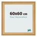 Photo Frame 60x60cm Pine Woodgrain MDF Lazio Front Size | Yourdecoration.co.uk
