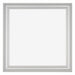 Photo Frame 60x60cm Silver Matte MDF Lazio Front | Yourdecoration.co.uk