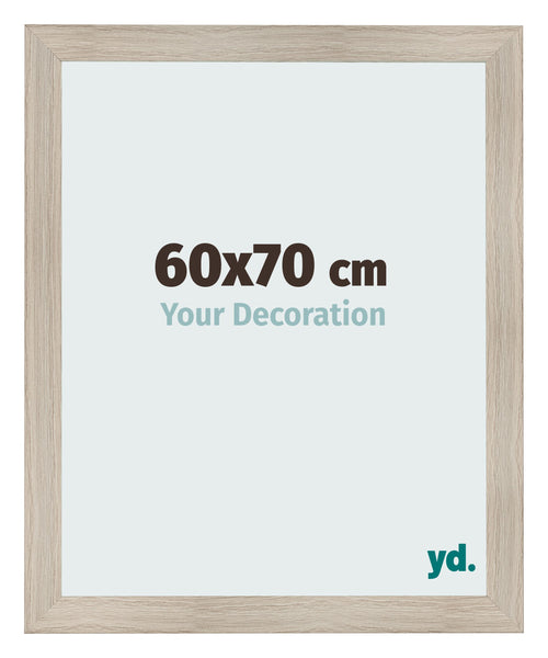 Photo Frame 60x70cm Oak Rustic MDF Pisa Front Size | Yourdecoration.co.uk
