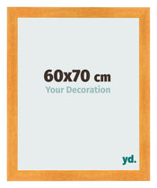 Photo Frame 60x70cm Orange MDF Pisa Front Size | Yourdecoration.co.uk