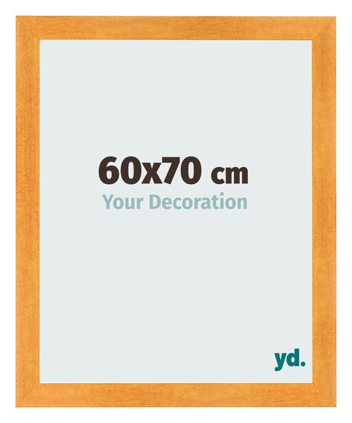 Photo Frame 60x70cm Orange MDF Pisa Front Size | Yourdecoration.co.uk
