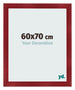 Photo Frame 60x70cm Wine Red Swept MDF Pisa Front Size | Yourdecoration.co.uk