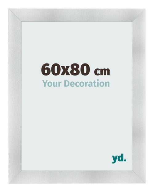 Photo Frame 60x80cm Aluminum Brushed MDF Pisa Front Size | Yourdecoration.co.uk
