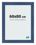 Photo Frame 60x80cm Dark Blue Swept MDF Pisa Front Size | Yourdecoration.co.uk