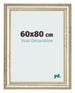 Photo Frame 60x80cm Metallic Gloss MDF Lazio Front Size | Yourdecoration.co.uk