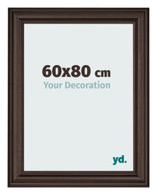 Photo Frame 60x80cm Oak Dark MDF Lazio Front Size | Yourdecoration.co.uk