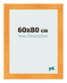 Photo Frame 60x80cm Orange MDF Pisa Front Size | Yourdecoration.co.uk