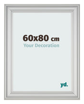 Photo Frame 60x80cm Silver Matte MDF Lazio Front Size | Yourdecoration.co.uk