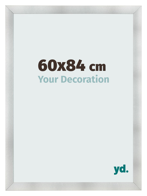 Photo Frame 60x84cm Aluminum Brushed MDF Pisa Front Size | Yourdecoration.co.uk