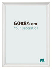 Photo Frame 60x84cm White Swept MDF Lazio Front Size | Yourdecoration.co.uk