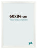 Photo Frame 60x84cm White Vintage MDF Pisa Front Size | Yourdecoration.co.uk