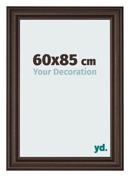 Photo Frame 60x85cm Oak Dark MDF Lazio Front Size | Yourdecoration.co.uk