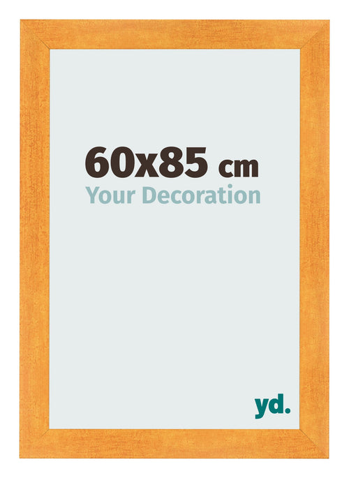 Photo Frame 60x85cm Orange MDF Pisa Front Size | Yourdecoration.co.uk