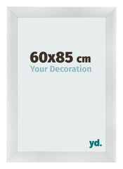 Photo Frame 60x85cm Silver Black Swept MDF Pisa Front Size | Yourdecoration.co.uk