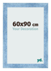 Photo Frame 60x90cm Clear Blue Swept MDF Pisa Front Size | Yourdecoration.co.uk