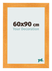 Photo Frame 60x90cm Orange MDF Pisa Front Size | Yourdecoration.co.uk