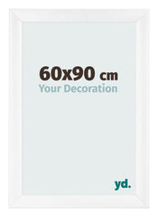 Photo Frame 60x90cm White Vintage MDF Pisa Front Size | Yourdecoration.co.uk