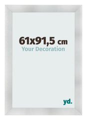 Photo Frame 61x91 5cm Aluminum Brushed MDF Pisa Front Size | Yourdecoration.co.uk