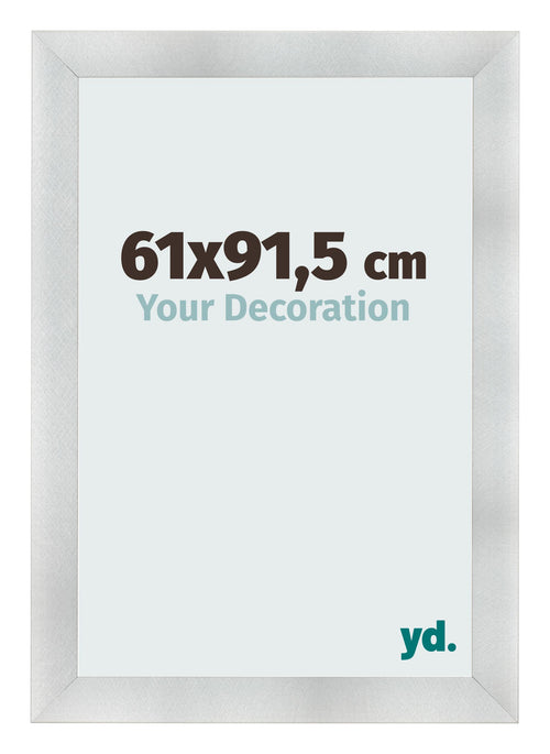Photo Frame 61x91 5cm Aluminum Brushed MDF Pisa Front Size | Yourdecoration.co.uk