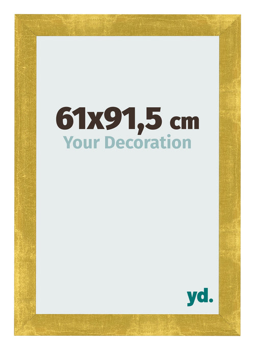 Photo Frame 61x91 5cm Gold Vintage MDF Pisa Front Size | Yourdecoration.co.uk