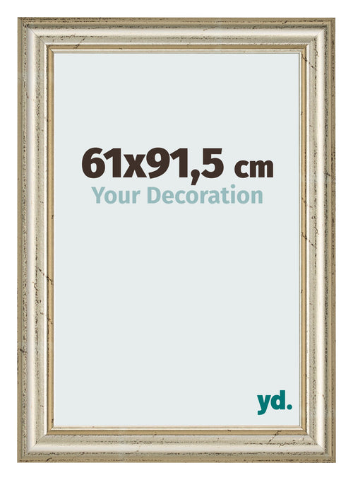 Photo Frame 61x91 5cm Metallic Gloss MDF Lazio Front Size | Yourdecoration.co.uk