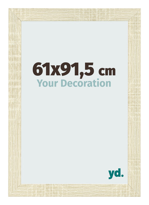 Photo Frame 61x91 5cm Sonoma Oak MDF Pisa Front Size | Yourdecoration.co.uk