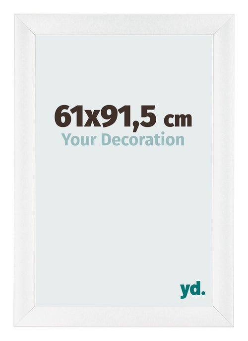 Photo Frame 61x91 5cm White Vintage MDF Pisa Front Size | Yourdecoration.co.uk