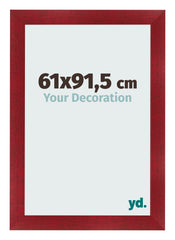 Photo Frame 61x91 5cm Wine Red Swept MDF Pisa Front Size | Yourdecoration.co.uk