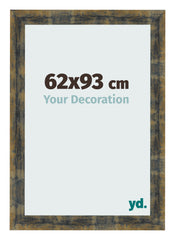Photo Frame 62x93cm Blue Gold Melange MDF Pisa Front Size | Yourdecoration.co.uk