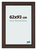 Photo Frame 62x93cm Oak Dark MDF Lazio Front Size | Yourdecoration.co.uk