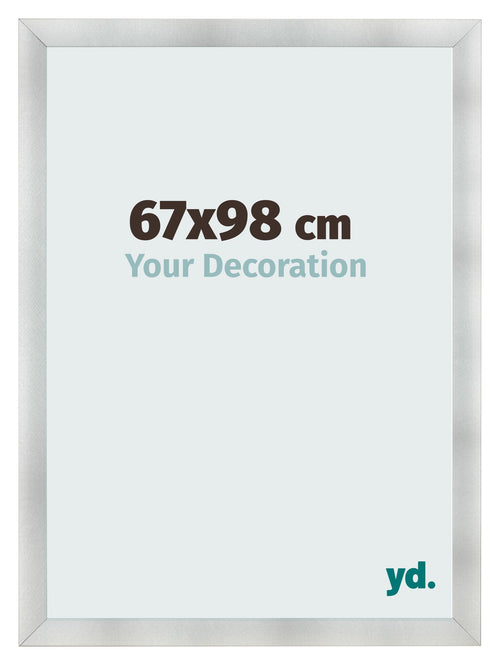 Photo Frame 67x98cm Aluminum Brushed MDF Pisa Front Size | Yourdecoration.co.uk