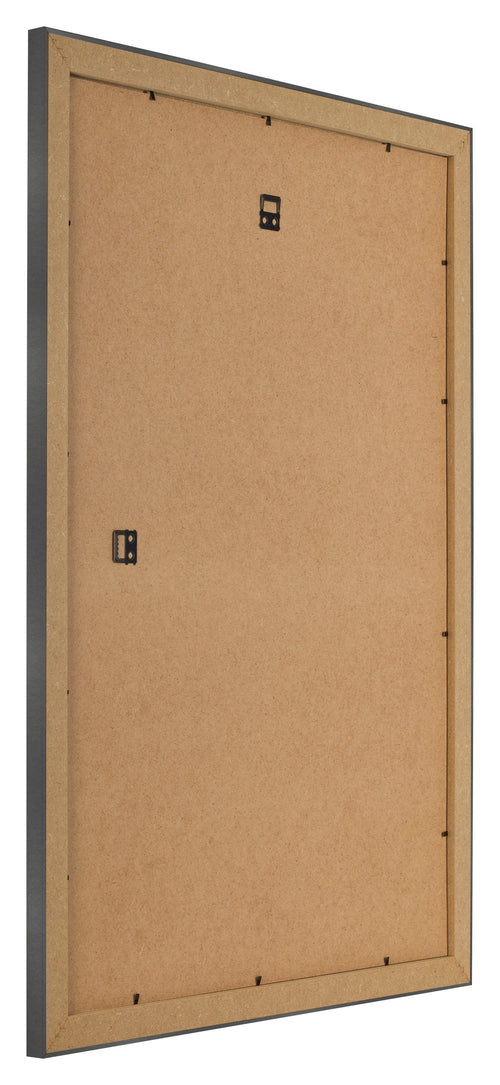 Photo Frame 67x98cm Black Silver Polished MDF Pisa Back Oblique | Yourdecoration.co.uk