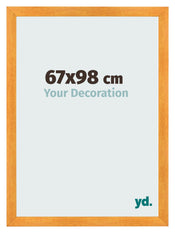 Photo Frame 67x98cm Orange MDF Pisa Front Size | Yourdecoration.co.uk