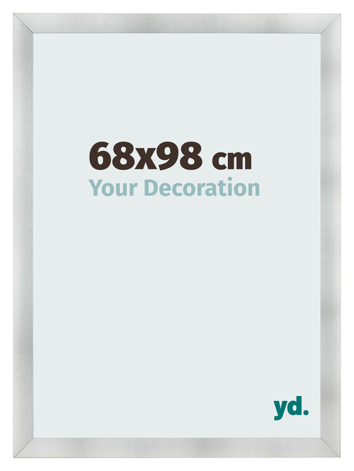 Photo Frame 68x98cm Aluminum Brushed MDF Pisa Front Size | Yourdecoration.co.uk