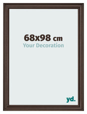 Photo Frame 68x98cm Oak Dark MDF Lazio Front Size | Yourdecoration.co.uk