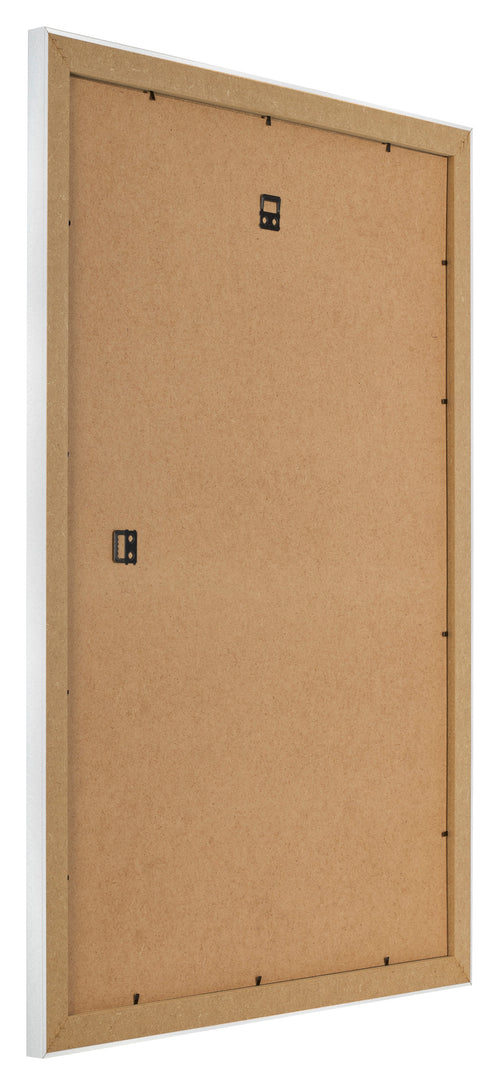 Photo Frame 68x98cm Silver Black Swept MDF Pisa Back Oblique | Yourdecoration.co.uk