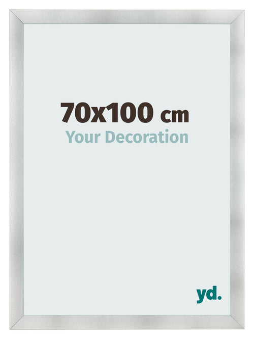 Photo Frame 70x100cm Aluminum Brushed MDF Pisa Front Size | Yourdecoration.co.uk