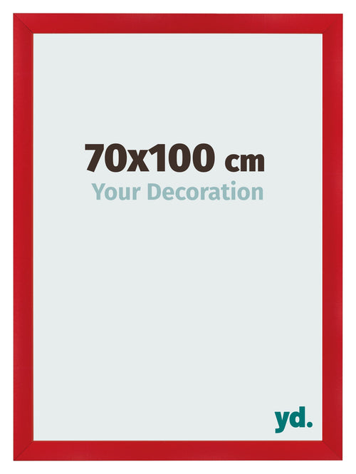 Photo Frame 70x100cm Red MDF Pisa Front Size | Yourdecoration.co.uk