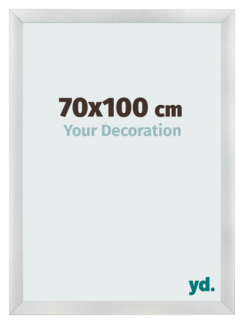 Photo Frame 70x100cm Silver Black Swept MDF Pisa Front Size | Yourdecoration.co.uk