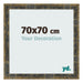 Photo Frame 70x70cm Blue Gold Melange MDF Pisa Front Size | Yourdecoration.co.uk