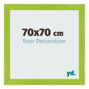 Photo Frame 70x70cm Green MDF Pisa Front Size | Yourdecoration.co.uk