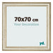 Photo Frame 70x70cm Metallic Gloss MDF Lazio Front Size | Yourdecoration.co.uk